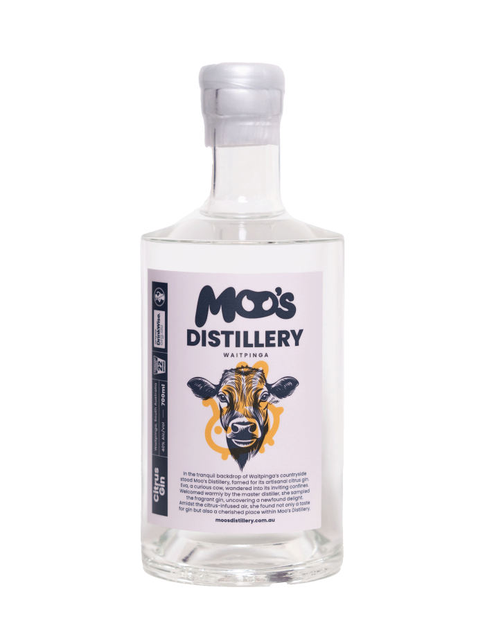 Citrus Gin 700ml - Moo's Distillery