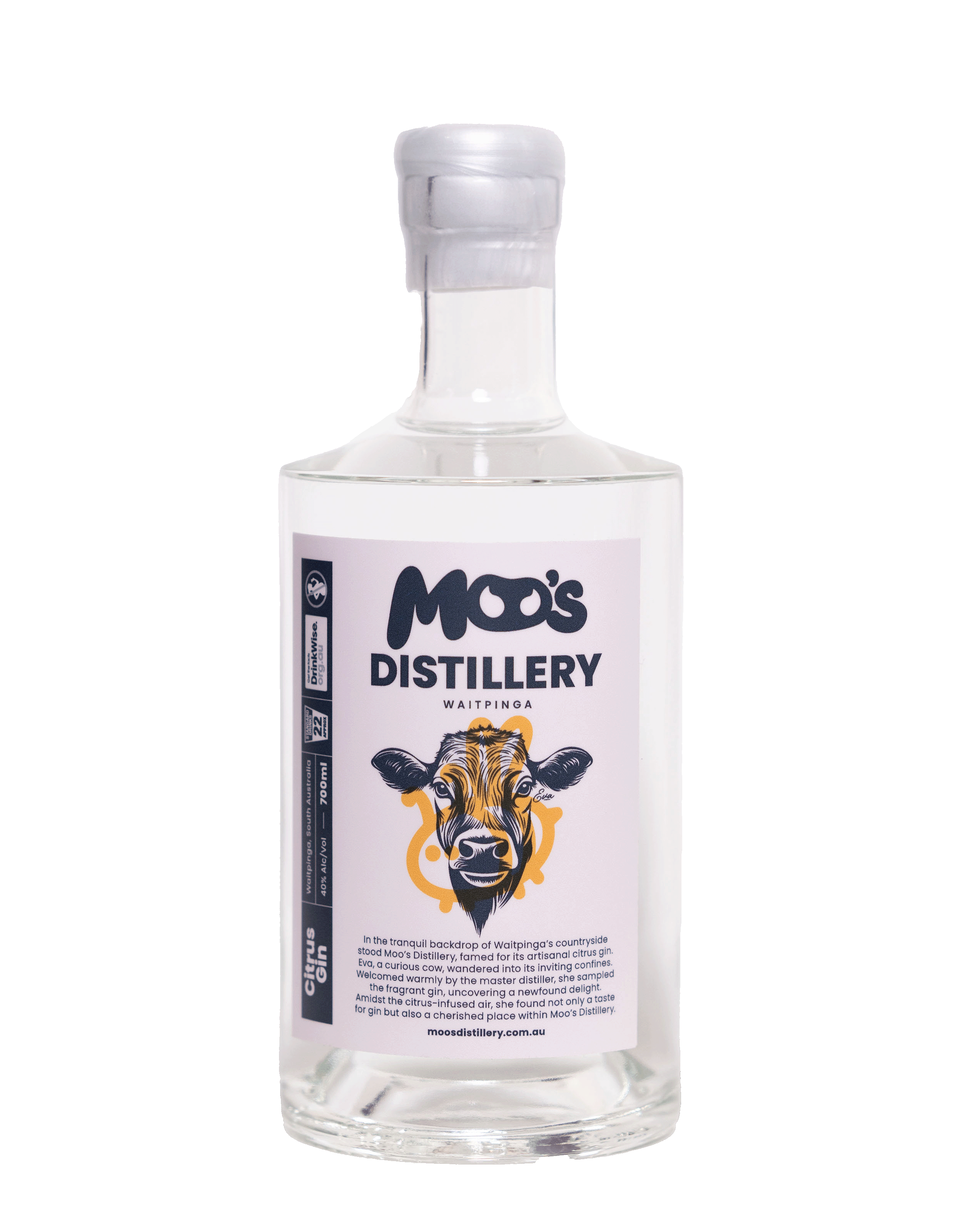 Citrus Gin 700ml - Moo's Distillery